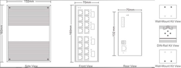 Промышленный коммутатор Ethernet TH-G520-16E4SFP