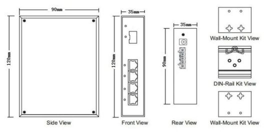 TH-3-serien industriel Ethernet-switch (1)