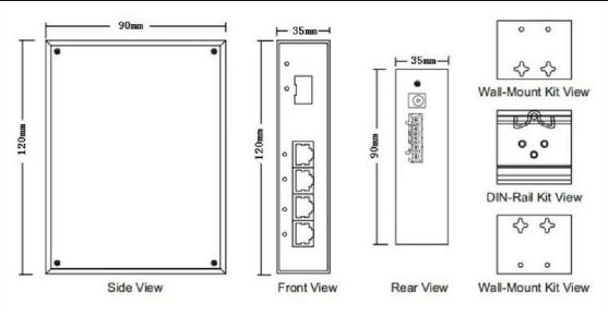 TH-3 Series Switch Ethernet Pîşesazî (3)